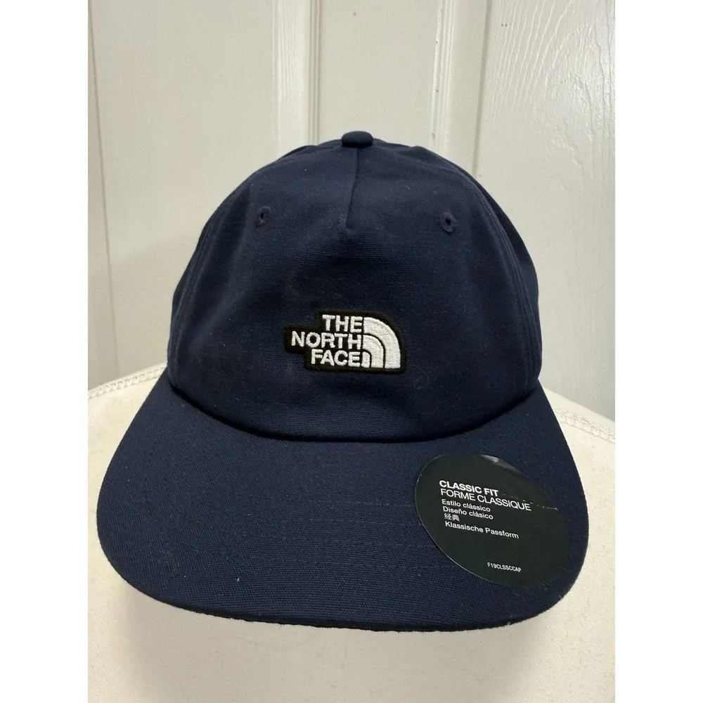The North Face Norm SE Hat Classic Fit Cap Strapback Denim Blue ONE SIZE